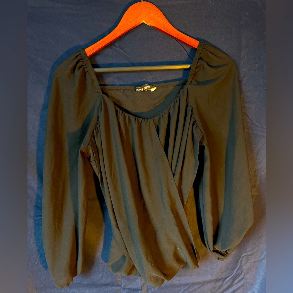 Modest lightweight long sleeve breathable shirt black